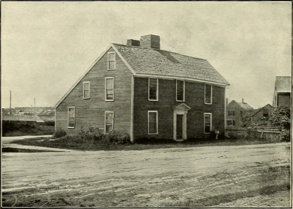An illustration from Our colonial homes, 1894, leaf 101