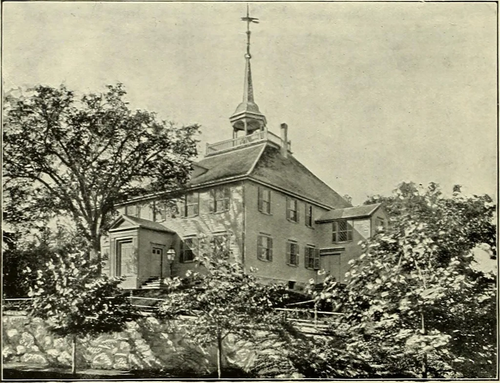 An illustration from Our colonial homes, 1894, leaf 119