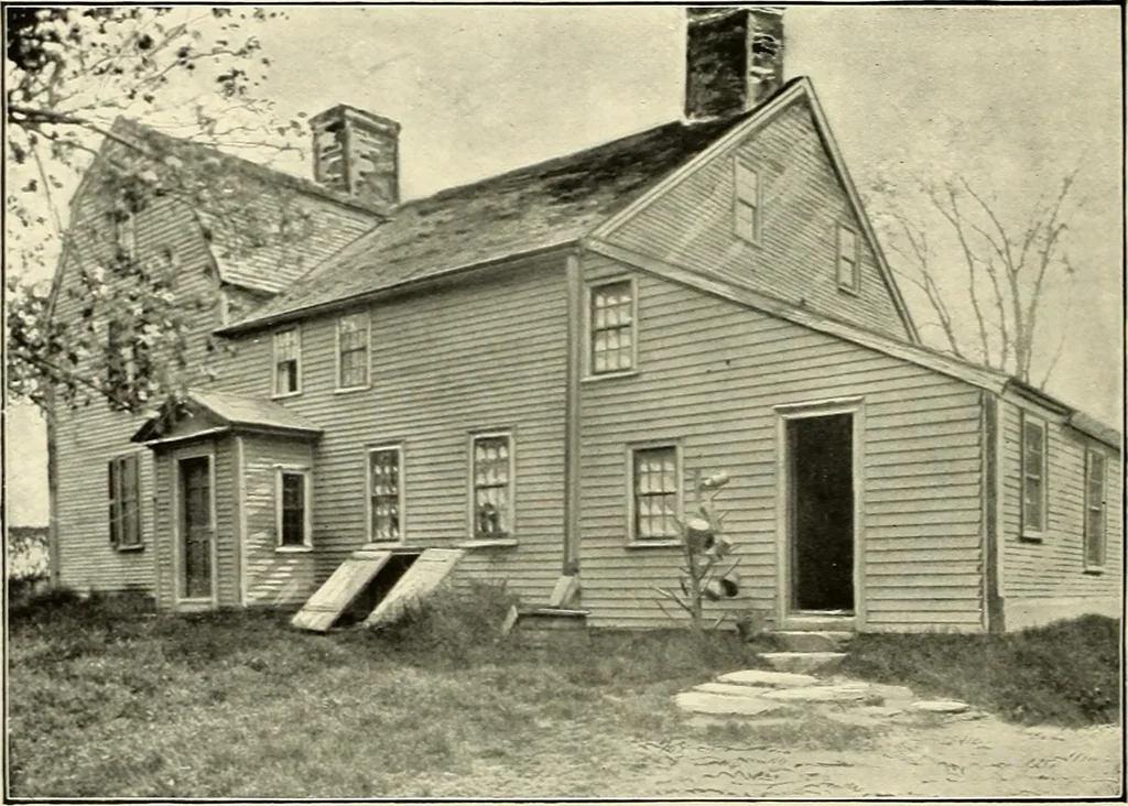 An illustration from Our colonial homes, 1894, leaf 159