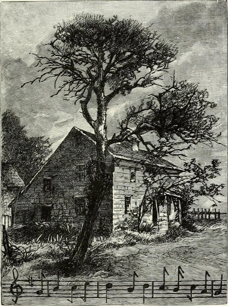 An illustration from Our colonial homes, 1894, leaf 190