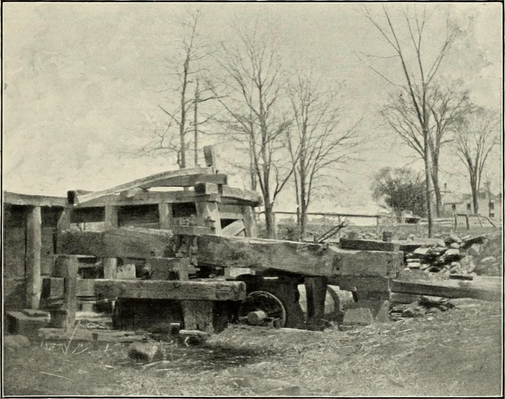 An illustration from Our colonial homes, 1894, leaf 208