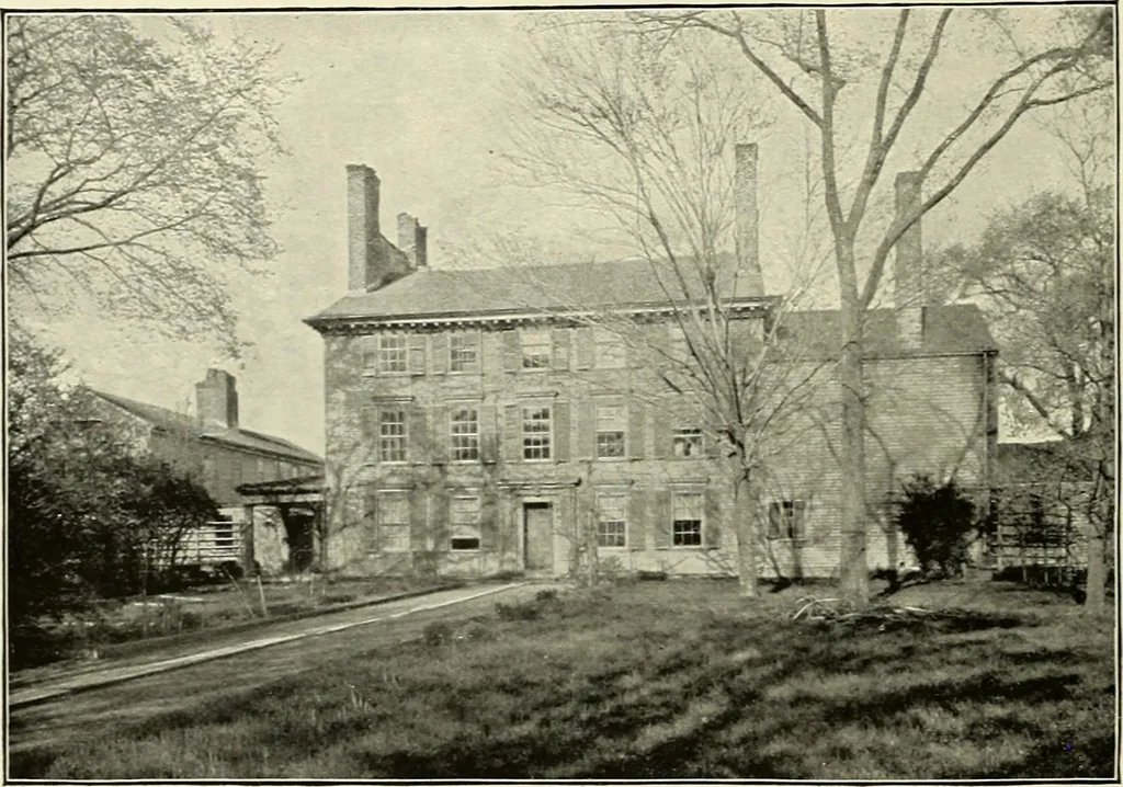 An illustration from Our colonial homes, 1894, leaf 51