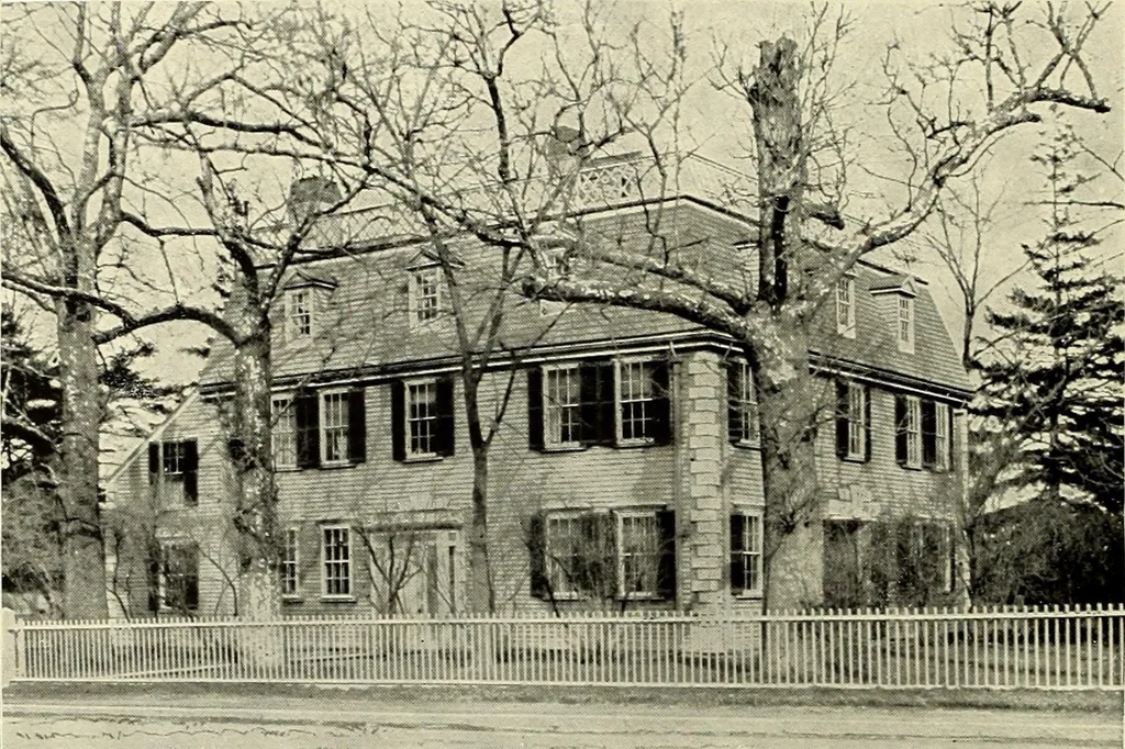 An illustration from Our colonial homes, 1894, leaf 63