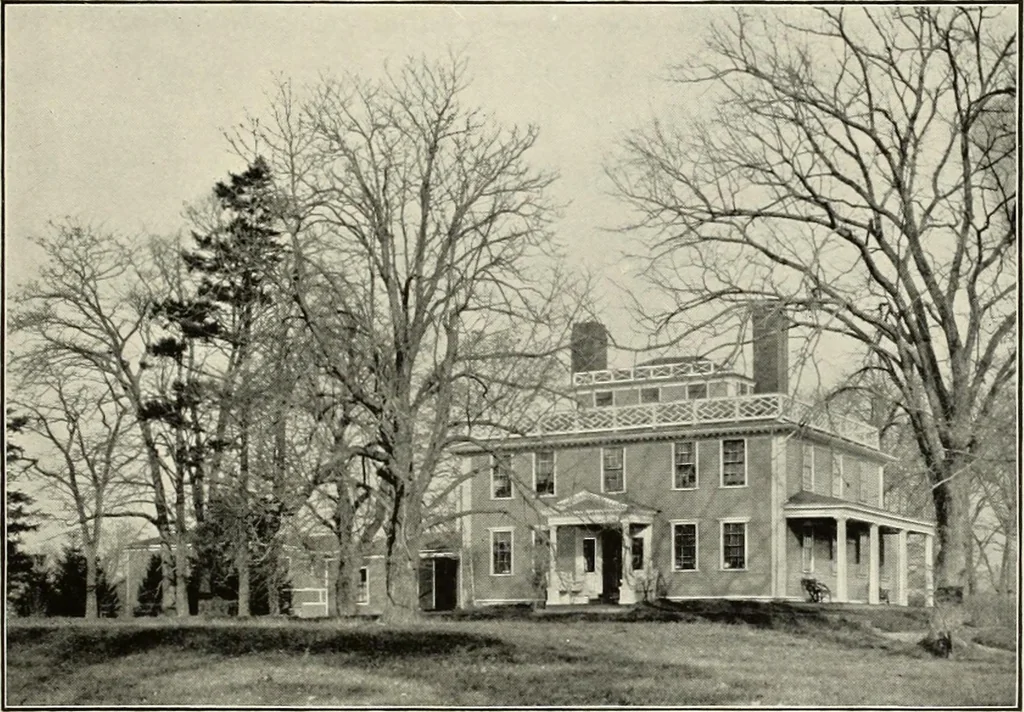 An illustration from Our colonial homes, 1894, leaf 80