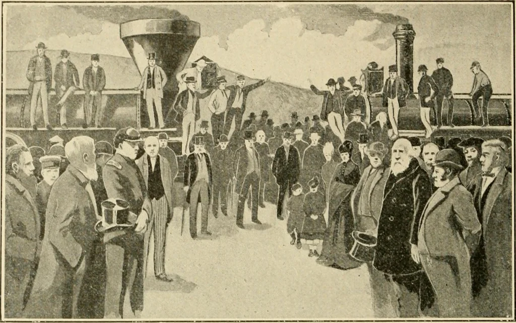 An illustration from Our country, the marvel of nations; its past, present, and future, and what the Scriptures say of it, 1901, leaf 101