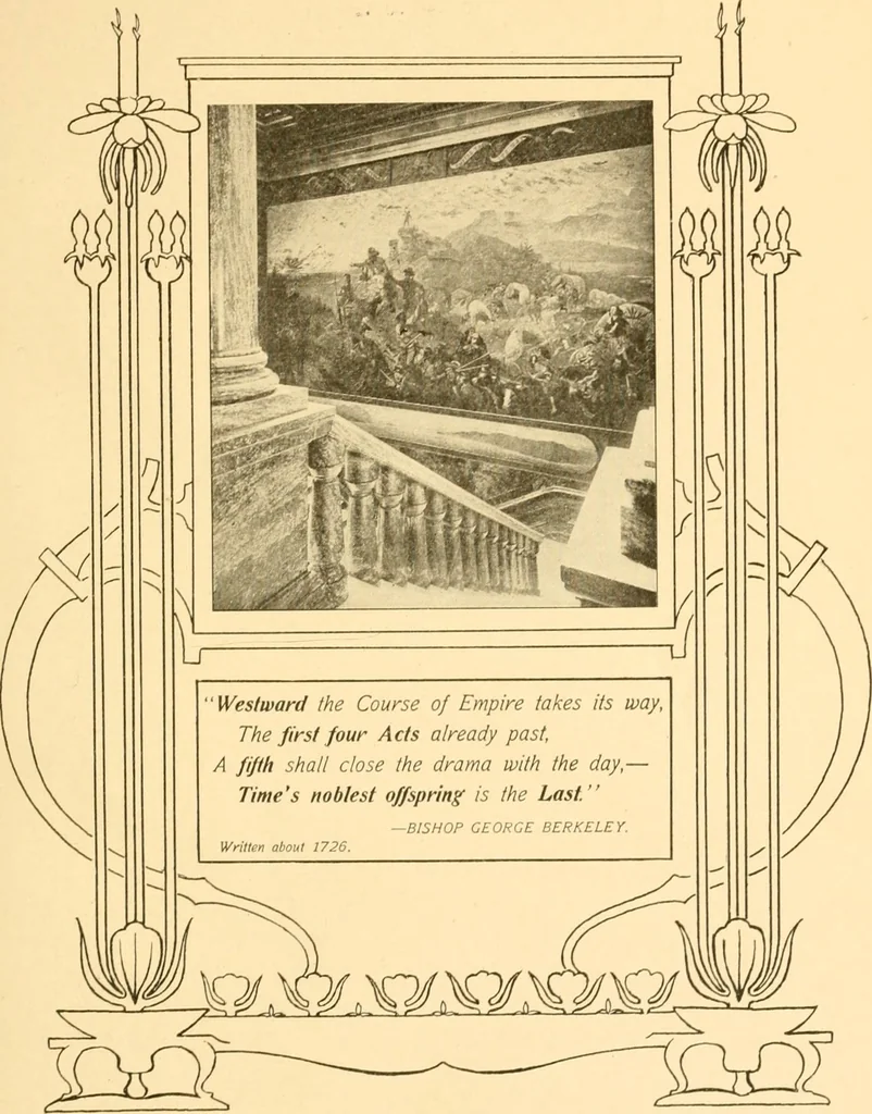 An illustration from Our country, the marvel of nations; its past, present, and future, and what the Scriptures say of it, 1901, leaf 12
