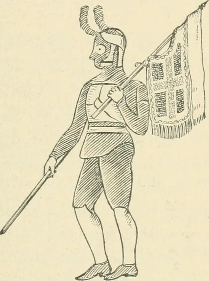 An illustration from Our country's flag and the flags of foreign countries, 1898, leaf 106