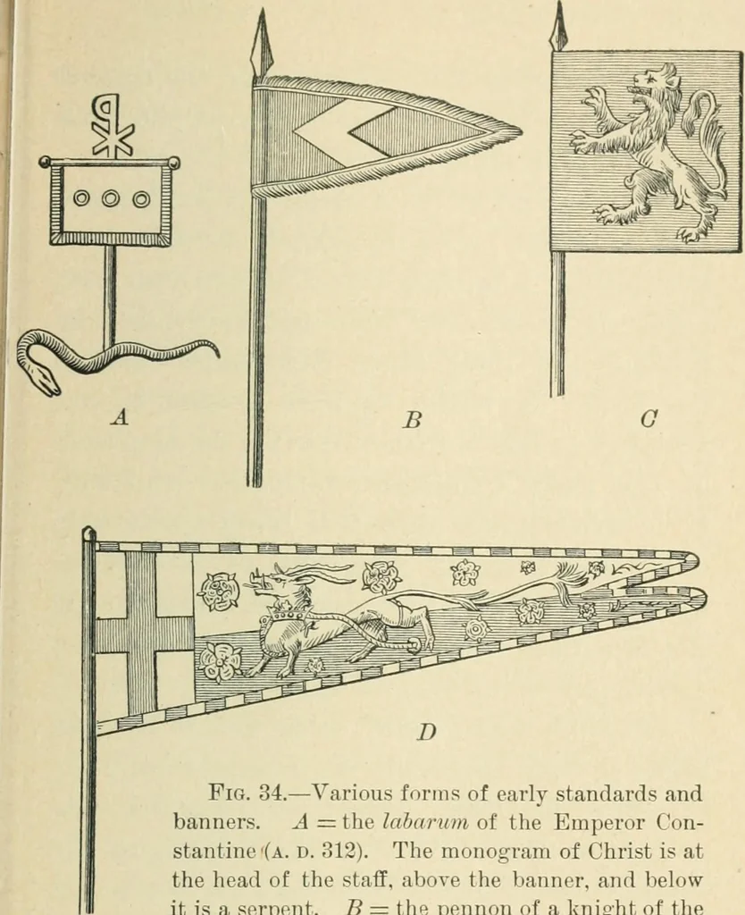 An illustration from Our country's flag and the flags of foreign countries, 1898, leaf 130