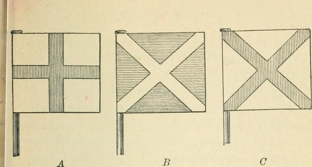 An illustration from Our country's flag and the flags of foreign countries, 1898, leaf 134