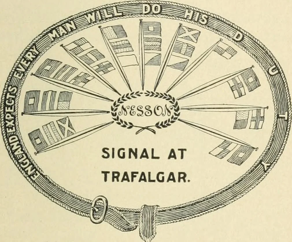 An illustration from Our country's flag and the flags of foreign countries, 1898, leaf 146