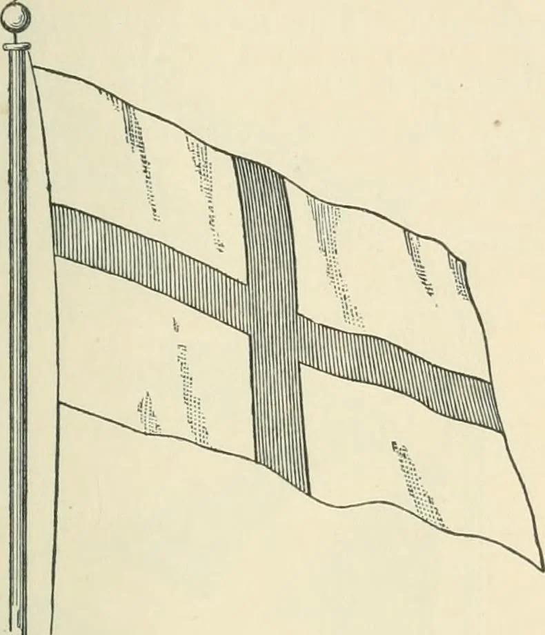 An illustration from Our country's flag and the flags of foreign countries, 1898, leaf 36