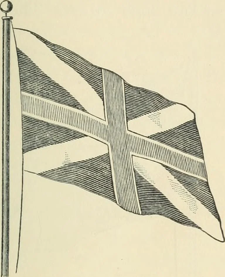An illustration from Our country's flag and the flags of foreign countries, 1898, leaf 38