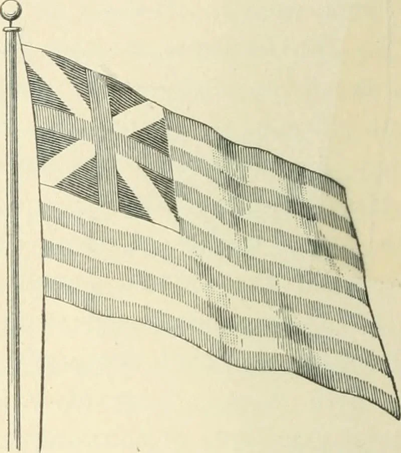 An illustration from Our country's flag and the flags of foreign countries, 1898, leaf 55