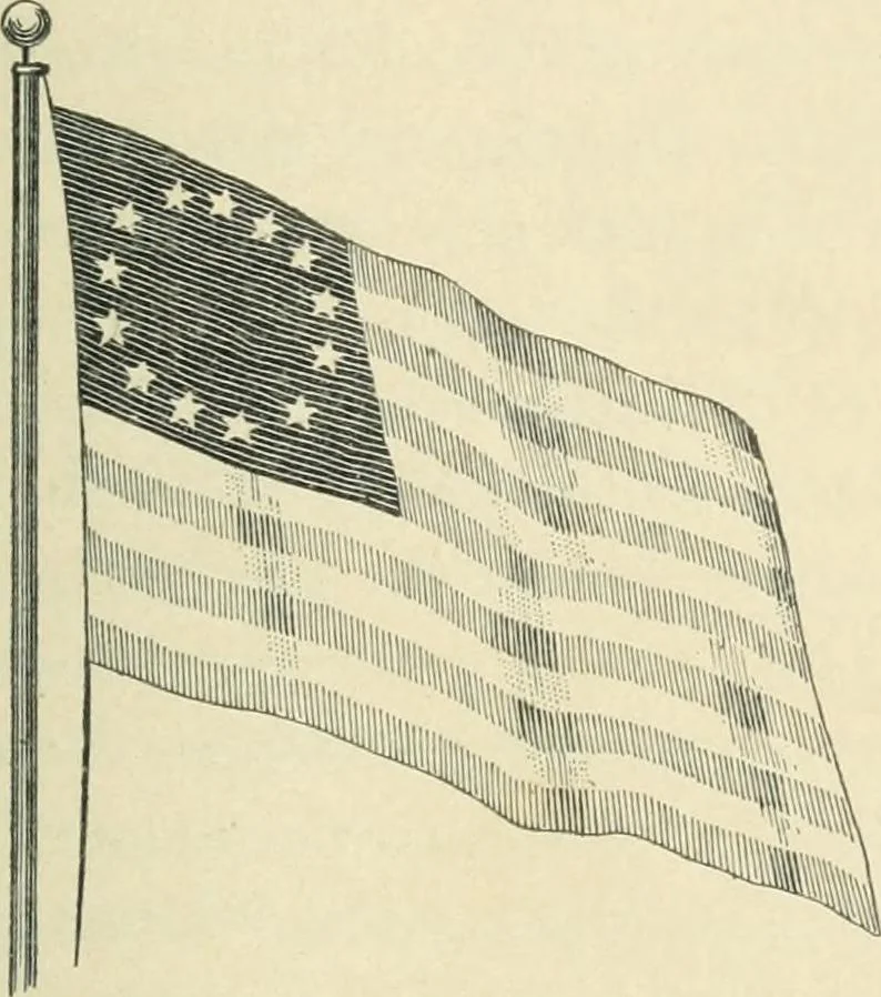 An illustration from Our country's flag and the flags of foreign countries, 1898, leaf 60