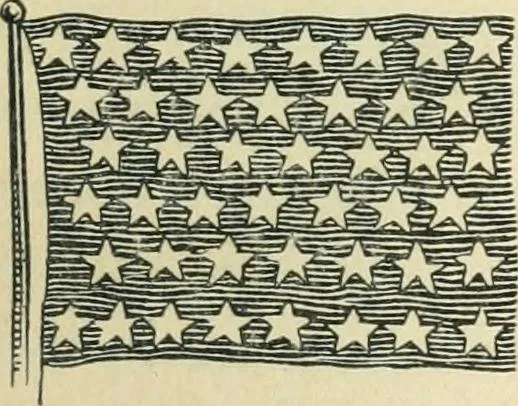 An illustration from Our country's flag and the flags of foreign countries, 1898, leaf 72