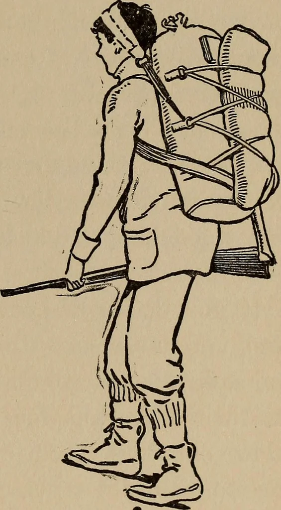 An illustration from Ourdoor sports and games, 1911, leaf 110