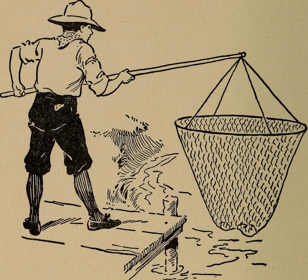 An illustration from Ourdoor sports and games, 1911, leaf 149