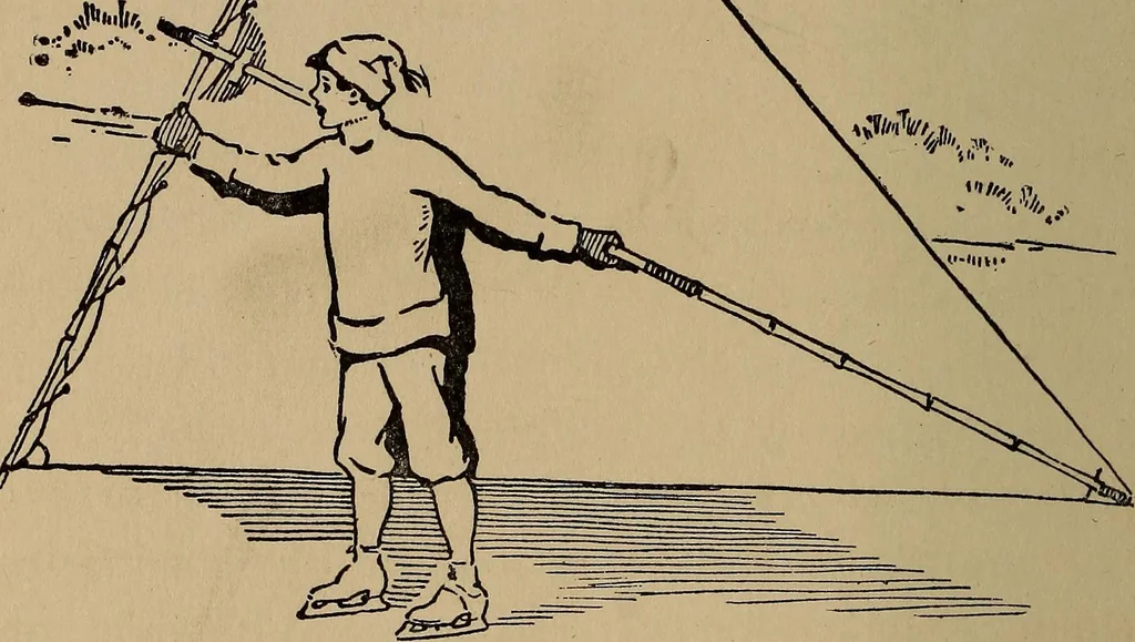 An illustration from Ourdoor sports and games, 1911, leaf 235