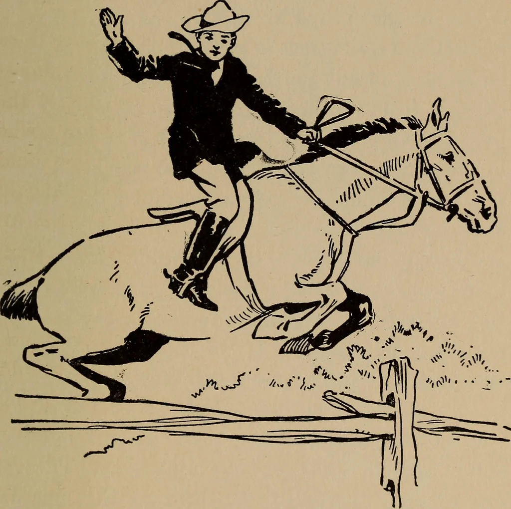 An illustration from Ourdoor sports and games, 1911, leaf 252
