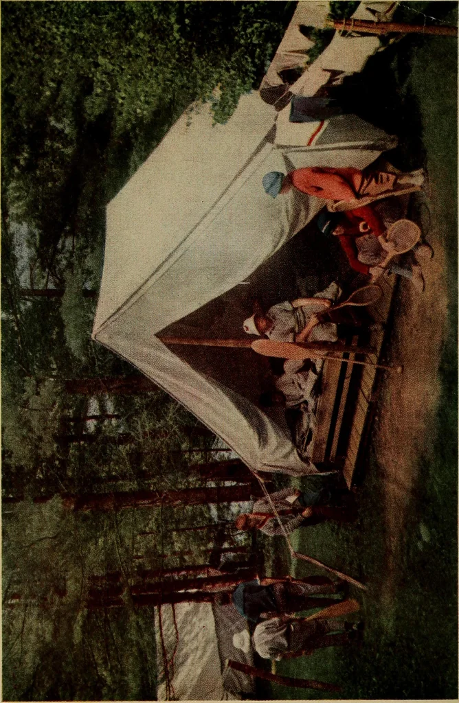 An illustration from Ourdoor sports and games, 1911, leaf 7