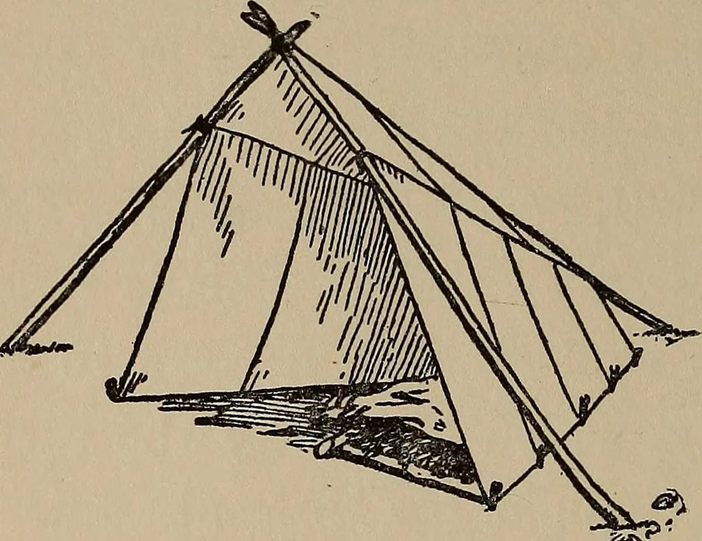 An illustration from Ourdoor sports and games, 1911, leaf 77