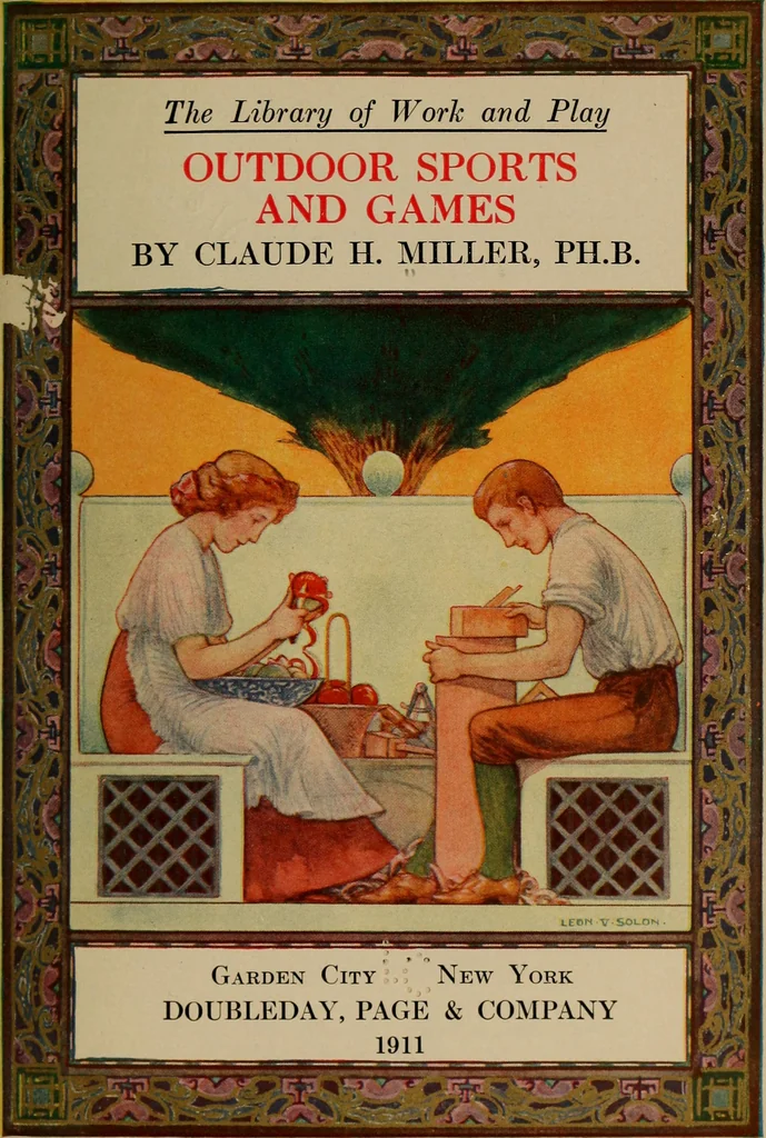 An illustration from Ourdoor sports and games, 1911, leaf 8