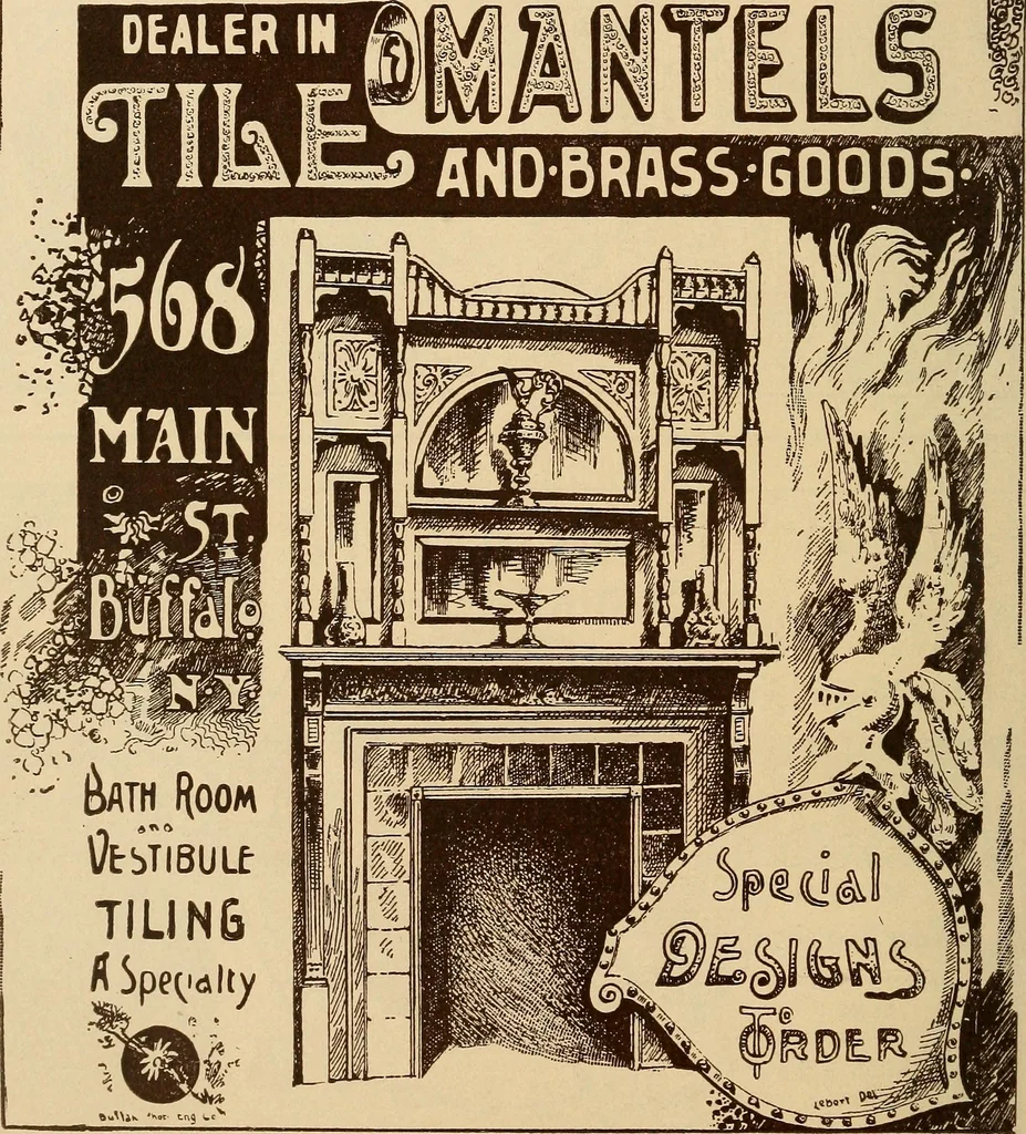 An illustration from Our doors and windows : how to decorate them, 1889, leaf 117