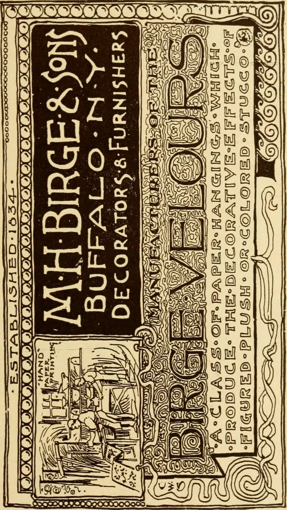 An illustration from Our doors and windows : how to decorate them, 1889, leaf 118