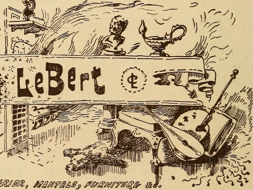 An illustration from Our doors and windows : how to decorate them, 1889, leaf 123