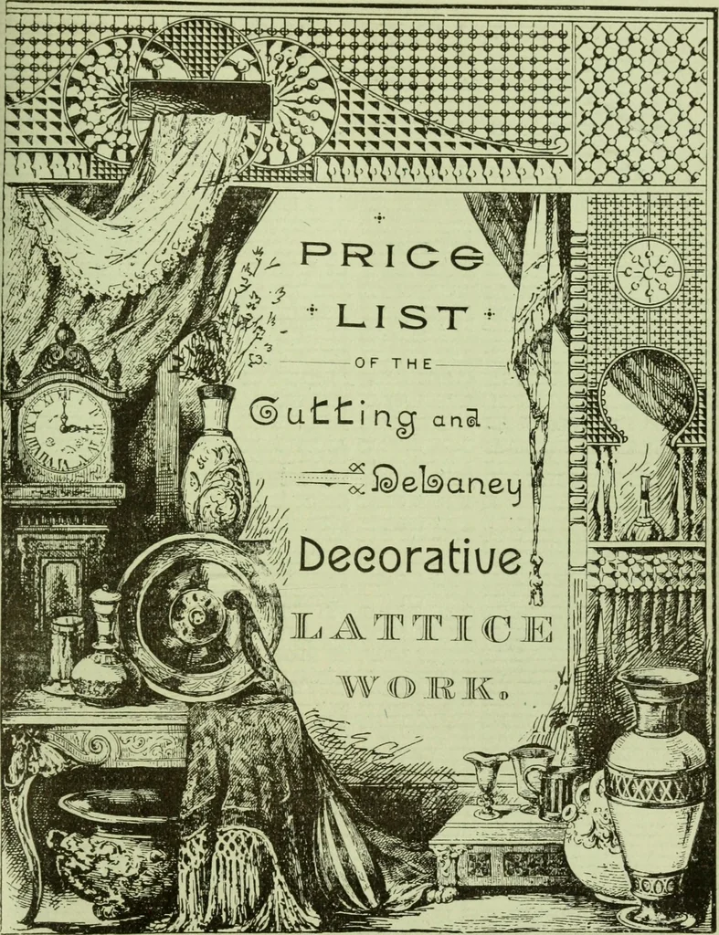 An illustration from Our doors and windows : how to decorate them, 1889, leaf 130