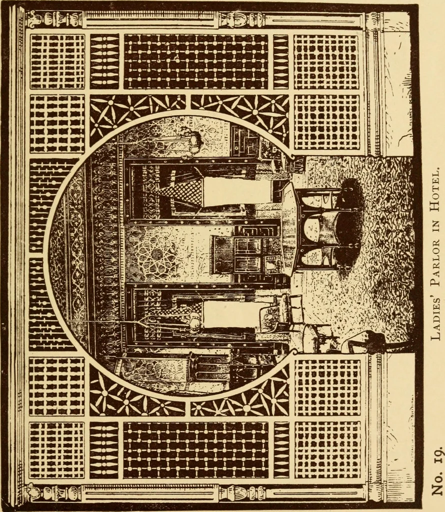 An illustration from Our doors and windows : how to decorate them, 1889, leaf 18