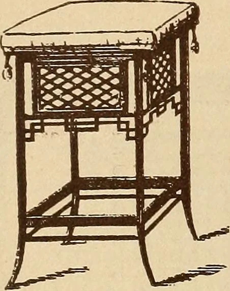 An illustration from Our doors and windows : how to decorate them, 1889, leaf 19