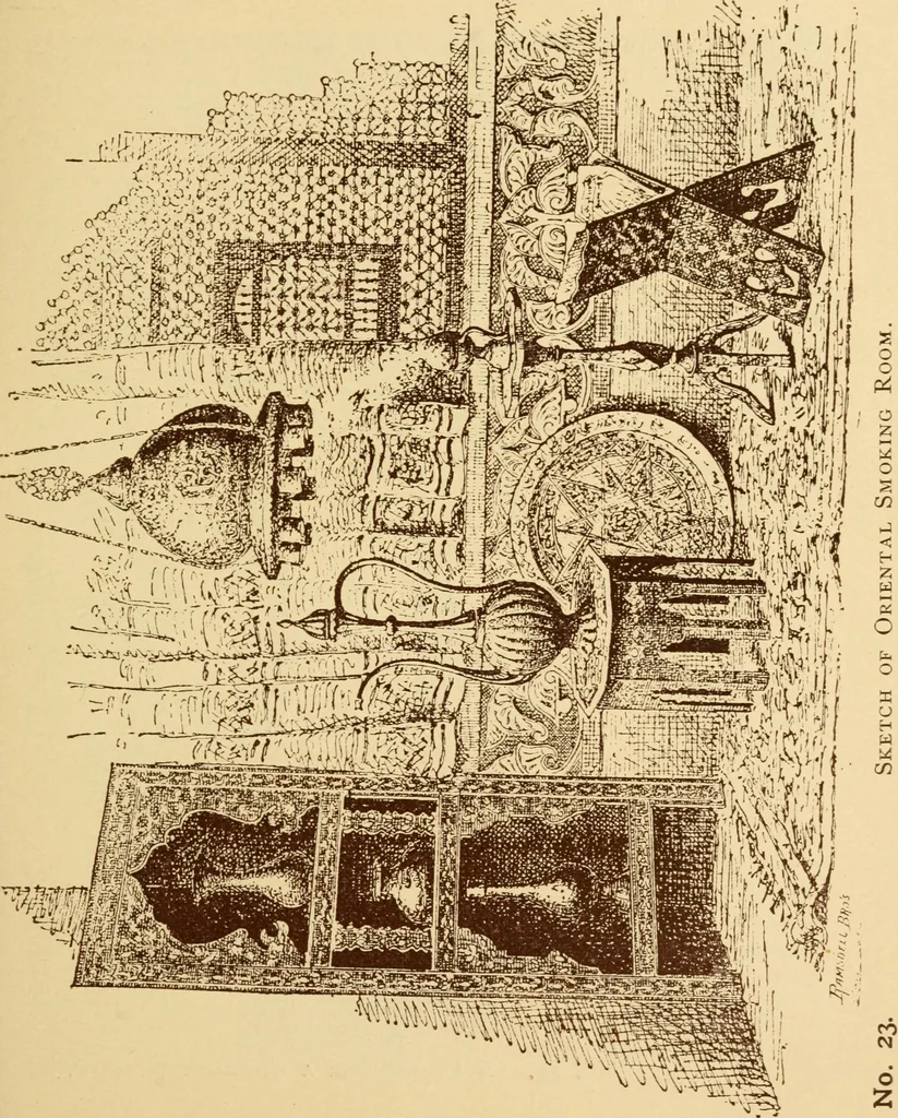 An illustration from Our doors and windows : how to decorate them, 1889, leaf 22
