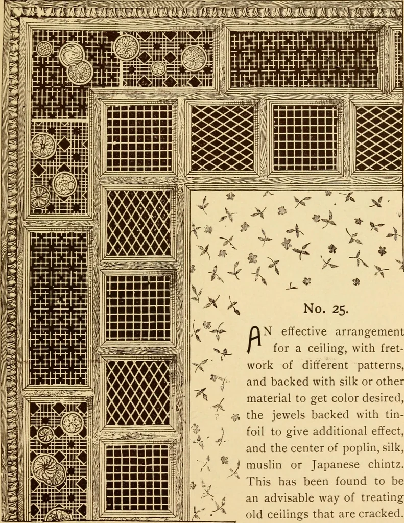 An illustration from Our doors and windows : how to decorate them, 1889, leaf 24