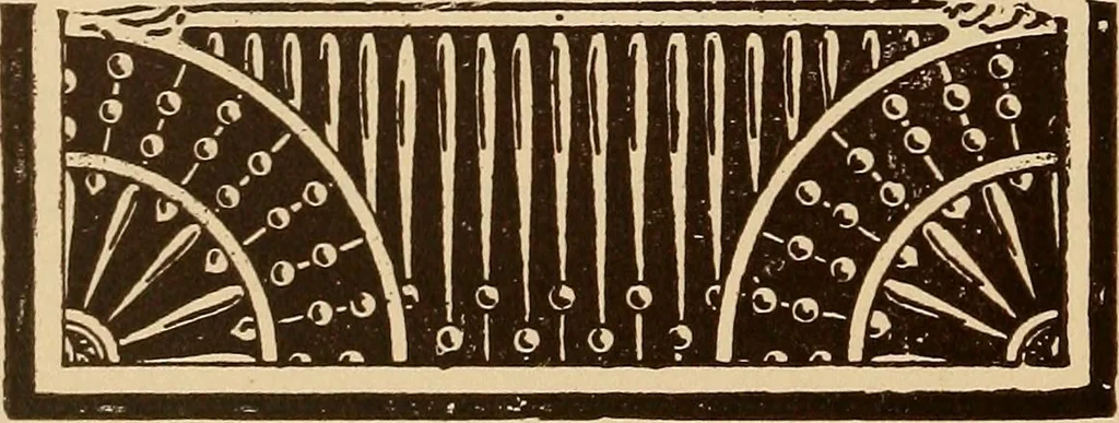 An illustration from Our doors and windows : how to decorate them, 1889, leaf 27