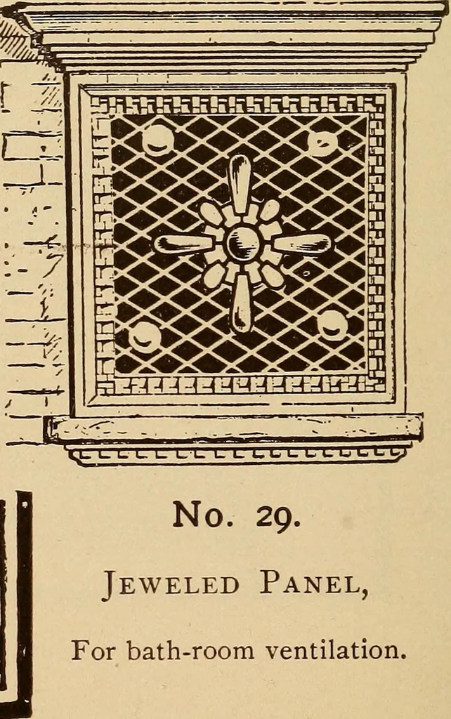 An illustration from Our doors and windows : how to decorate them, 1889, leaf 27