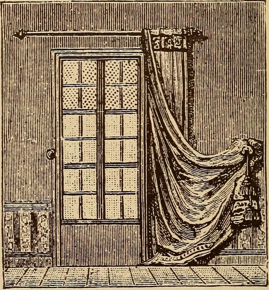 An illustration from Our doors and windows : how to decorate them, 1889, leaf 31