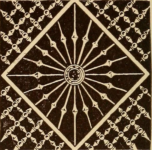 An illustration from Our doors and windows : how to decorate them, 1889, leaf 37