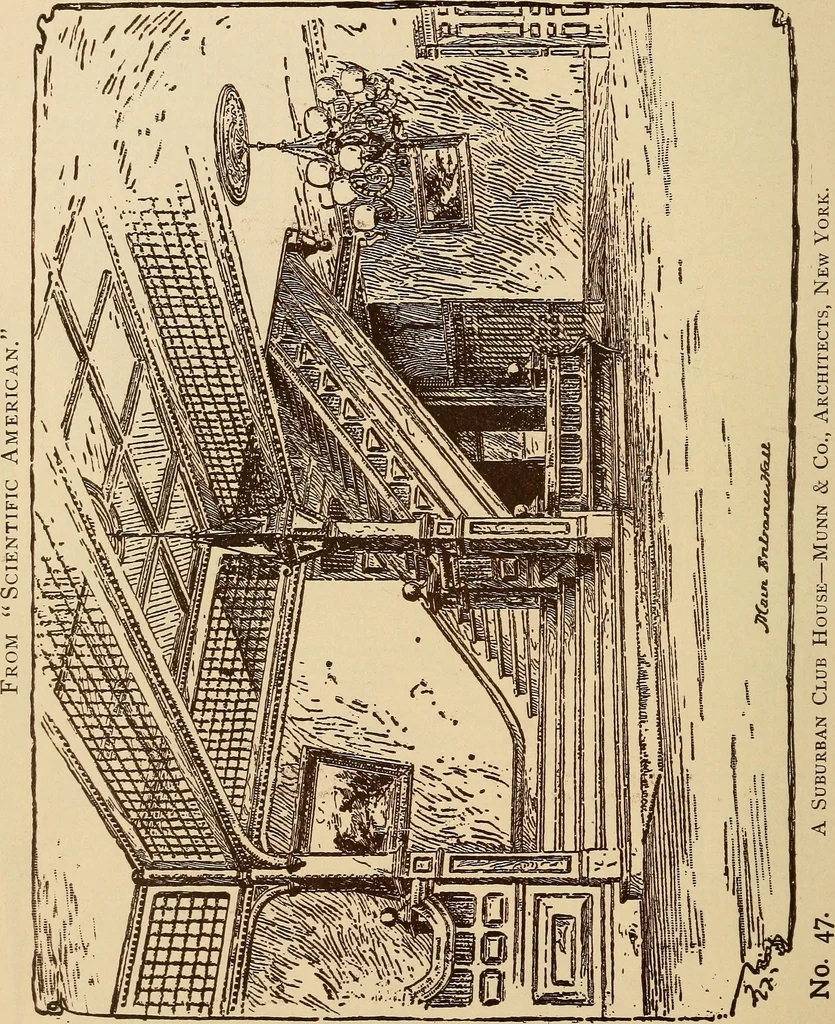 An illustration from Our doors and windows : how to decorate them, 1889, leaf 39