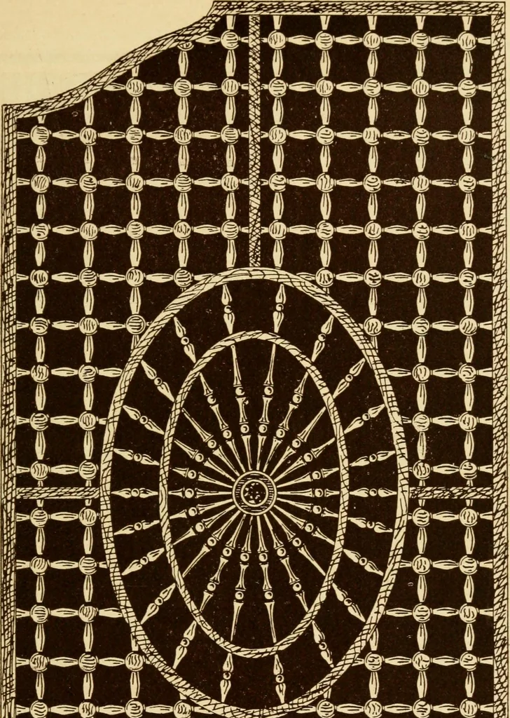 An illustration from Our doors and windows : how to decorate them, 1889, leaf 42