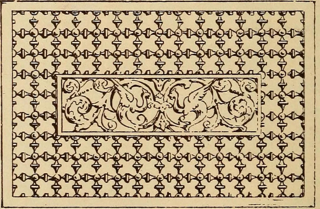 An illustration from Our doors and windows : how to decorate them, 1889, leaf 43