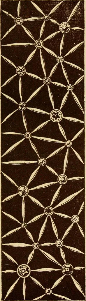 An illustration from Our doors and windows : how to decorate them, 1889, leaf 44