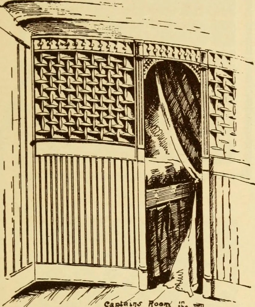 An illustration from Our doors and windows : how to decorate them, 1889, leaf 46