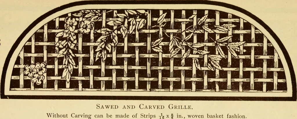 An illustration from Our doors and windows : how to decorate them, 1889, leaf 48