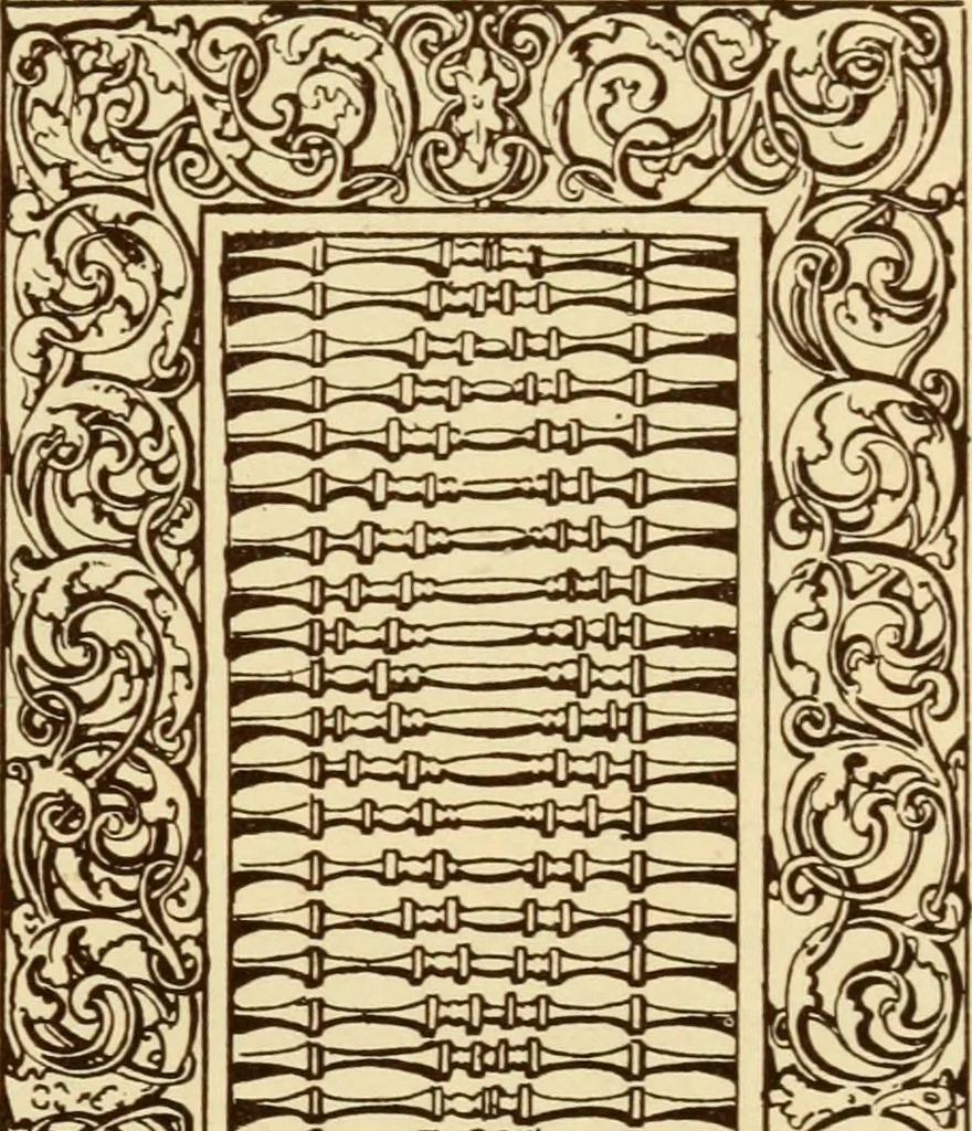 An illustration from Our doors and windows : how to decorate them, 1889, leaf 48