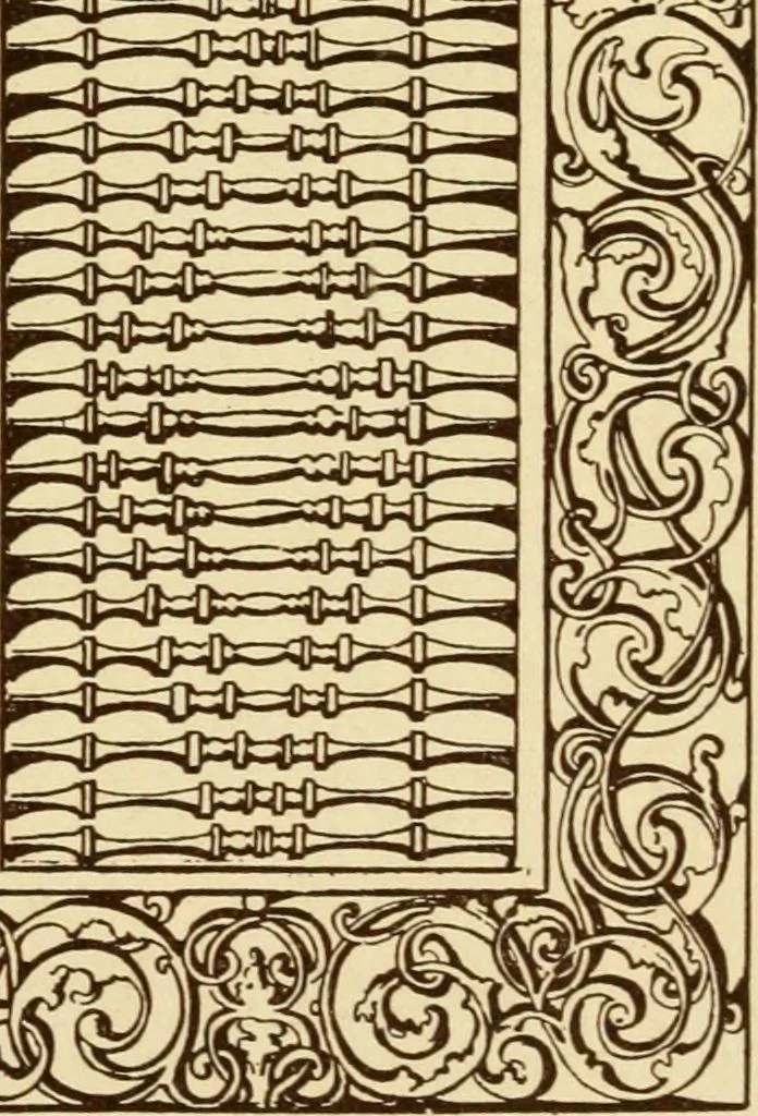 An illustration from Our doors and windows : how to decorate them, 1889, leaf 48