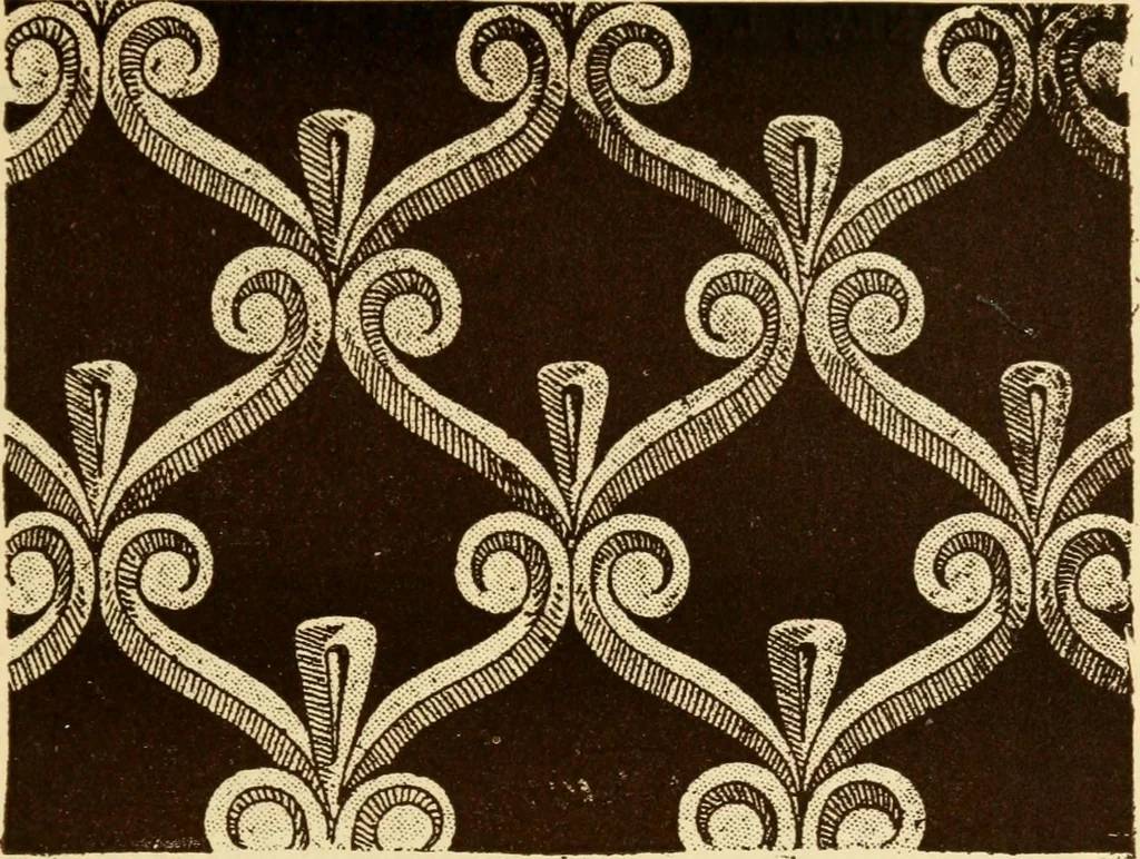 An illustration from Our doors and windows : how to decorate them, 1889, leaf 50