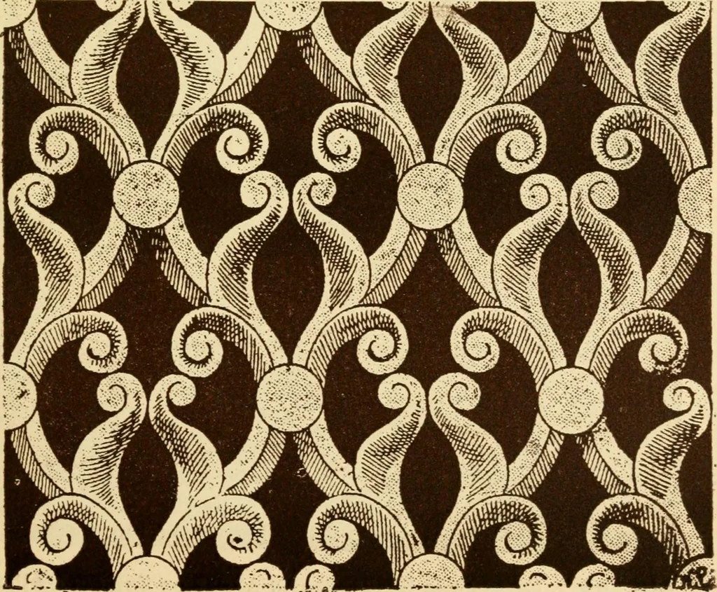 An illustration from Our doors and windows : how to decorate them, 1889, leaf 50