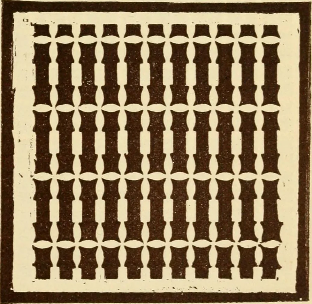 An illustration from Our doors and windows : how to decorate them, 1889, leaf 60