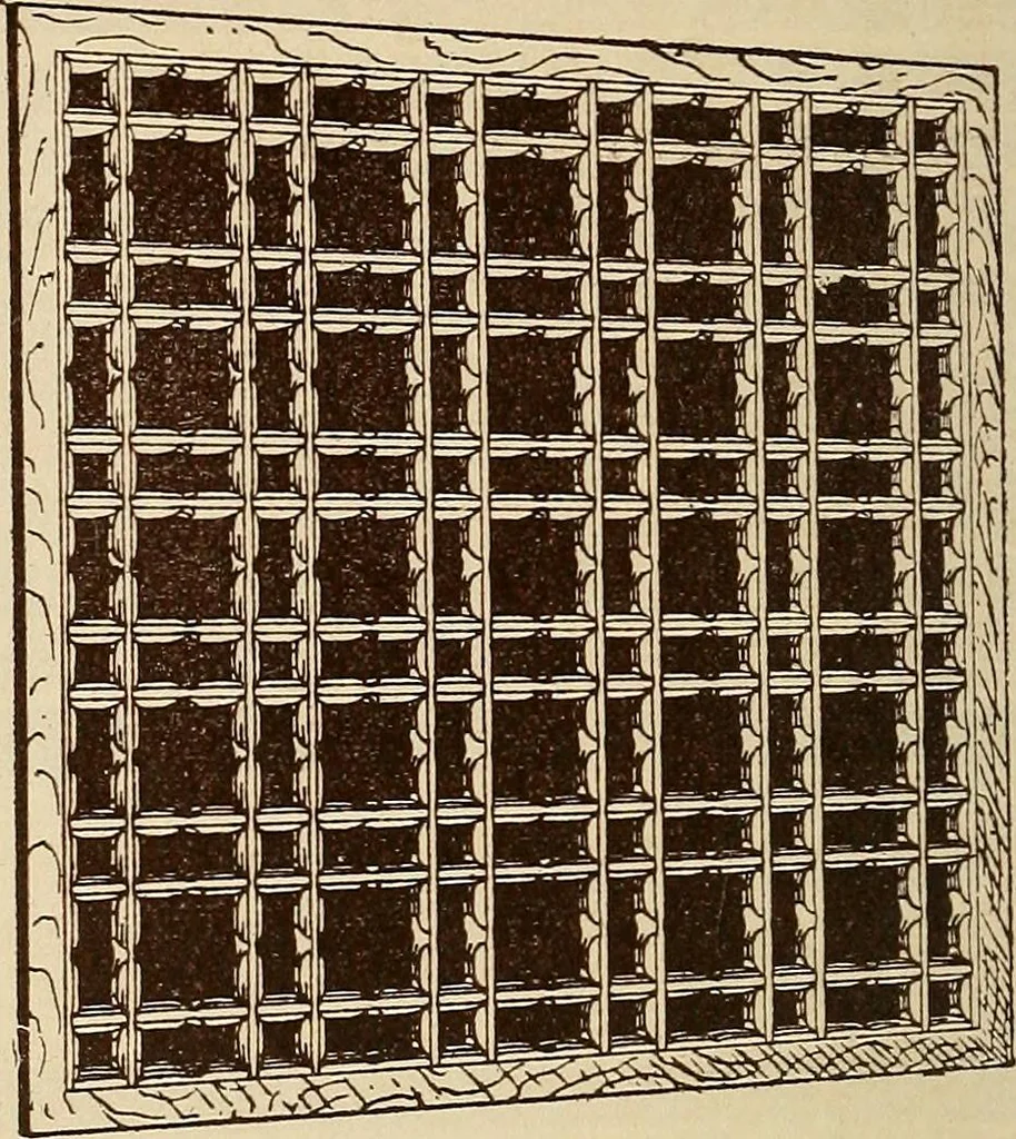 An illustration from Our doors and windows : how to decorate them, 1889, leaf 63